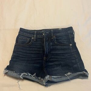 American Eagle Dark Blue Jean Shorts